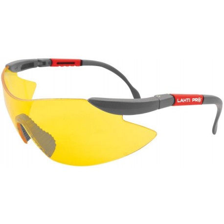 Brýle ochranné, žluté, nastavitelné + sáček