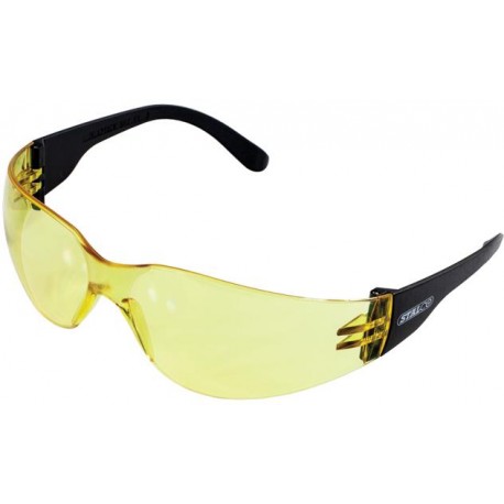 Universální pracovní ochranné brýle - žluté sklo STALCO