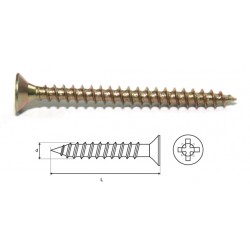 Vrut 4,5x16mm univerzální dřevotřískový ŽZ