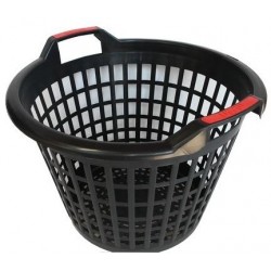 Koš zahradní na brambory kulatý 35l plastový černý