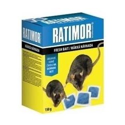 Jed na myši RATIMOR měkká nástraha 150g v krabičce