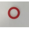Fíbrový kroužek červený plochý 12,0 x 18,0 x 1,2 mm