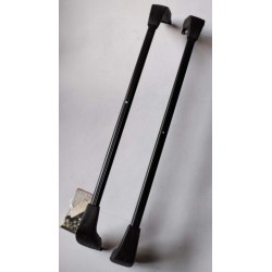 Sada 2 ks ocelových příčných střešních tyčí, ošetřené proti korozi povlakem z PVC černé barvy. Originál Citroen peugeot 9616P7 v