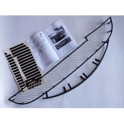 Maska chladiče, větrací mřížka stříbrná 122cm originál Citroen Peugeot 4005001050 voz. P. 4007/1