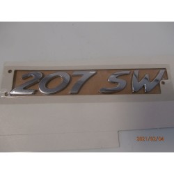 samolepící písmena Peugeot 207 SW originál 8665SY